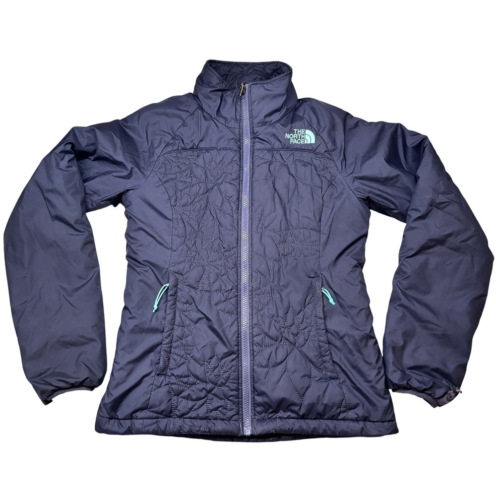 The North Face Puffer Jacket Womens XS‎ Purple Quilted Full Zip Lightweight F15